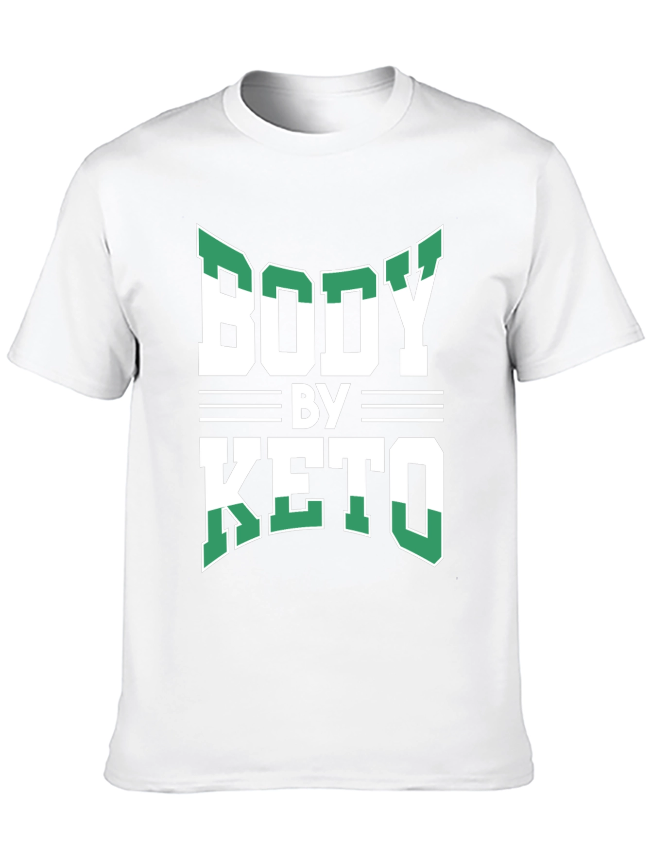 Body By Keto T-Shirt - Black Graphic Tee