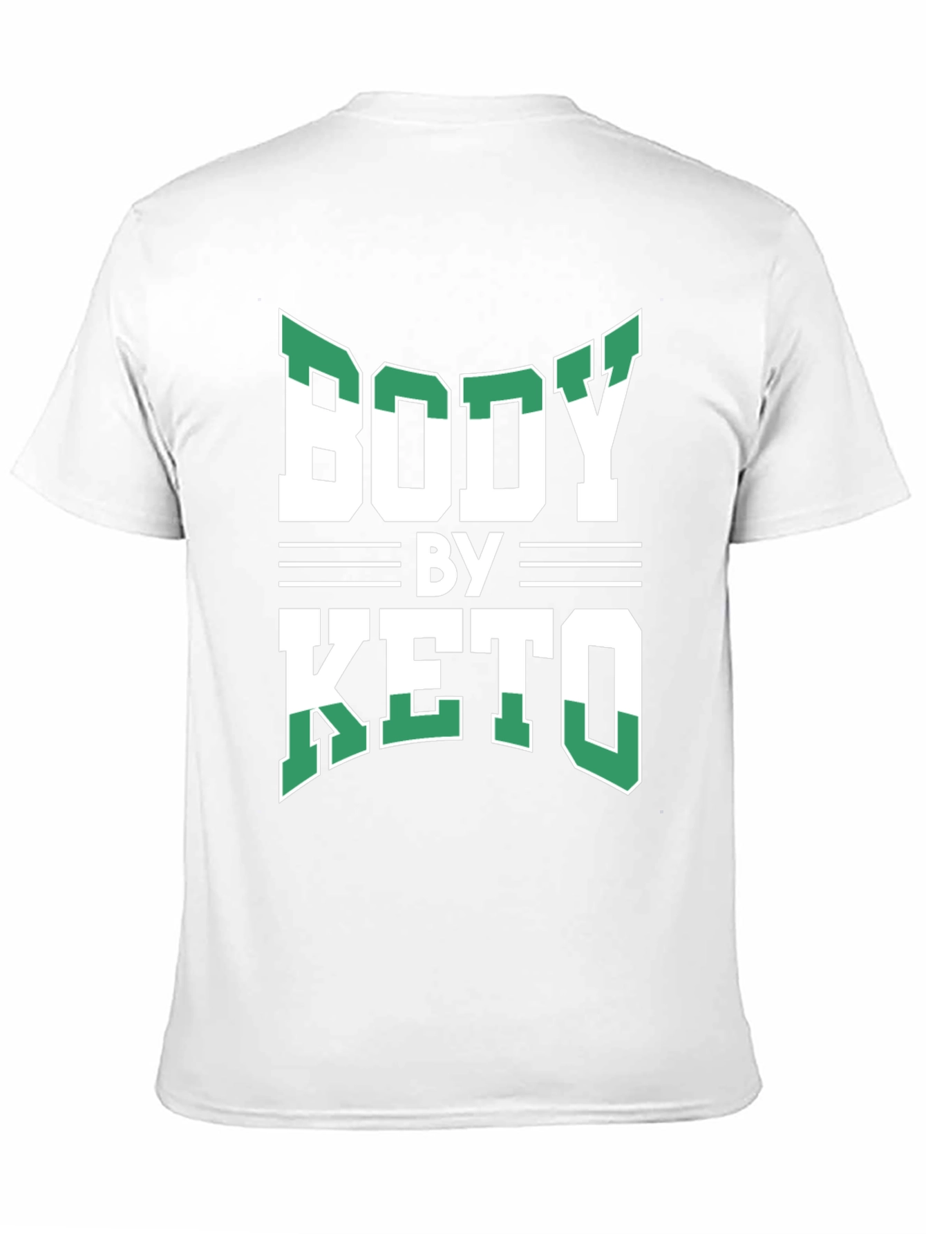 Body By Keto T-Shirt - Black Graphic Tee