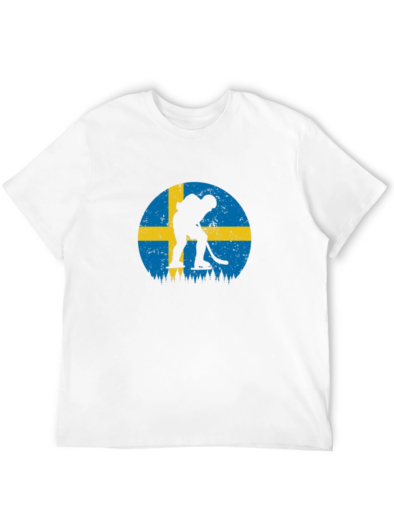 Sweden Hockey Flag Graphic Tee
