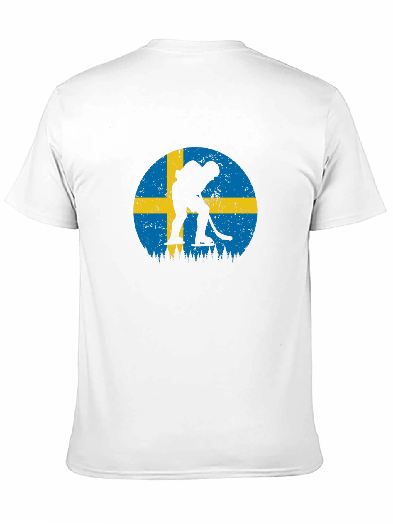Sweden Hockey Flag Graphic Tee