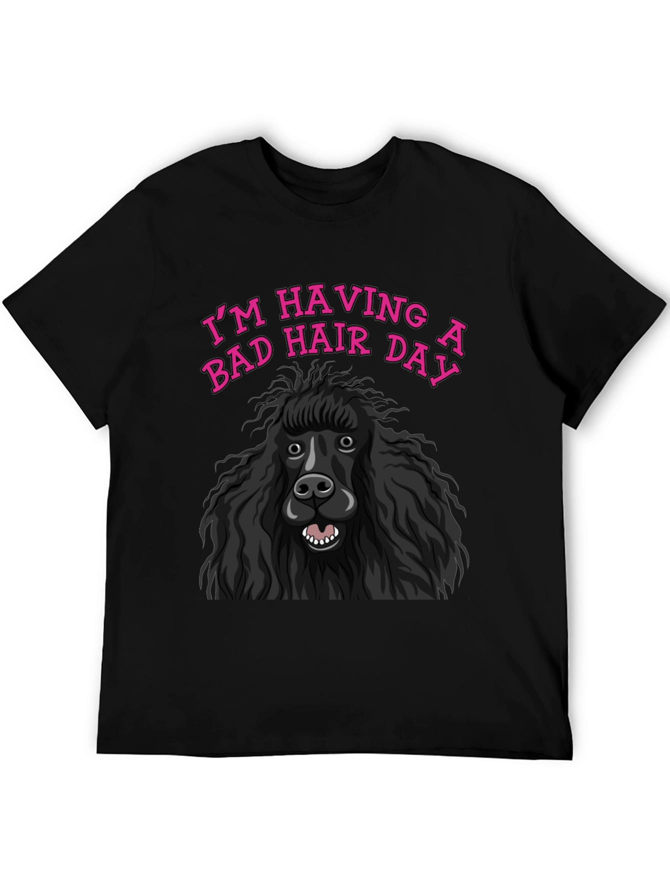 Bad Hair Day Poodle Graphic Tee