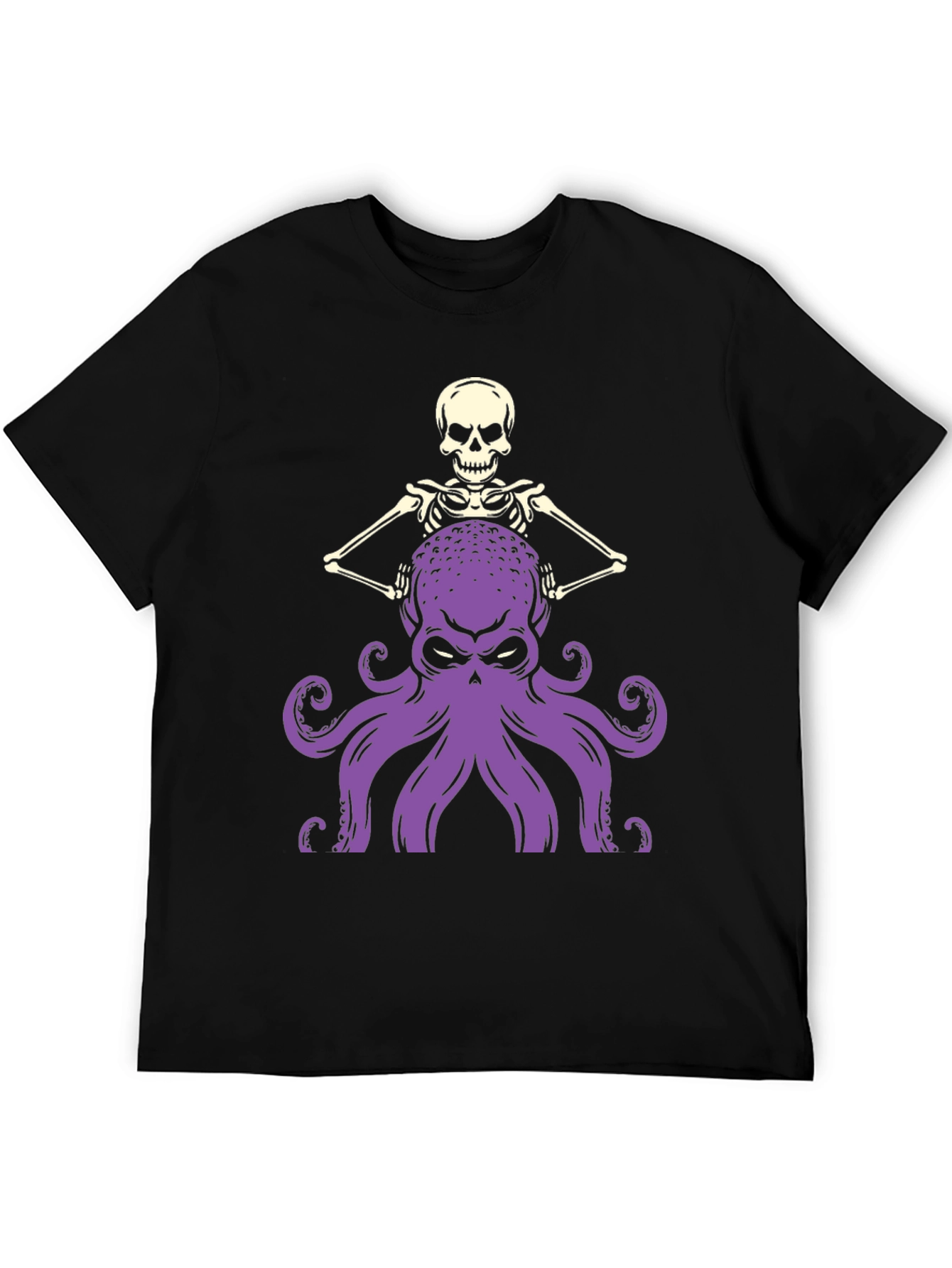 Skull Octopus Graphic T-Shirt