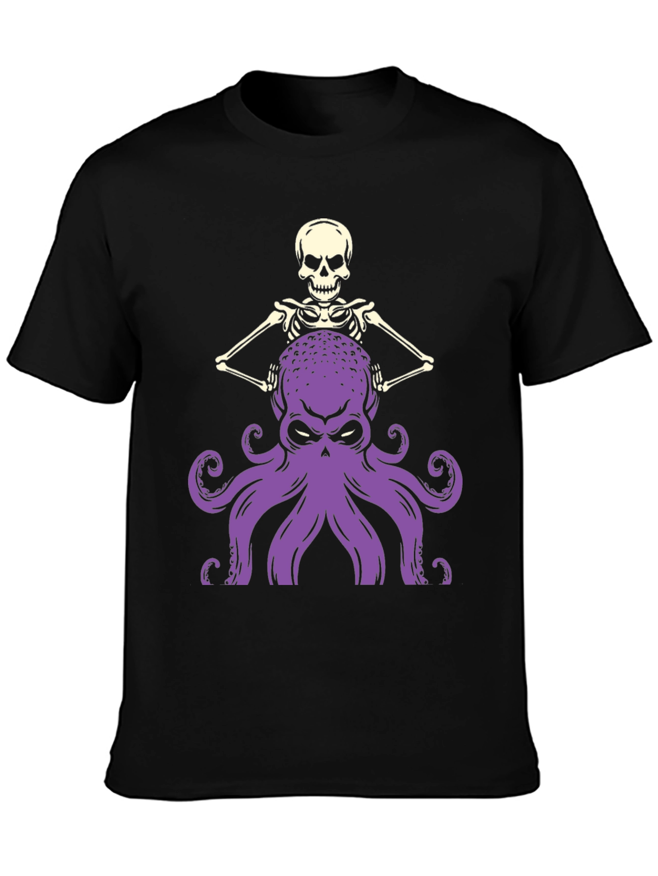 Skull Octopus Graphic T-Shirt