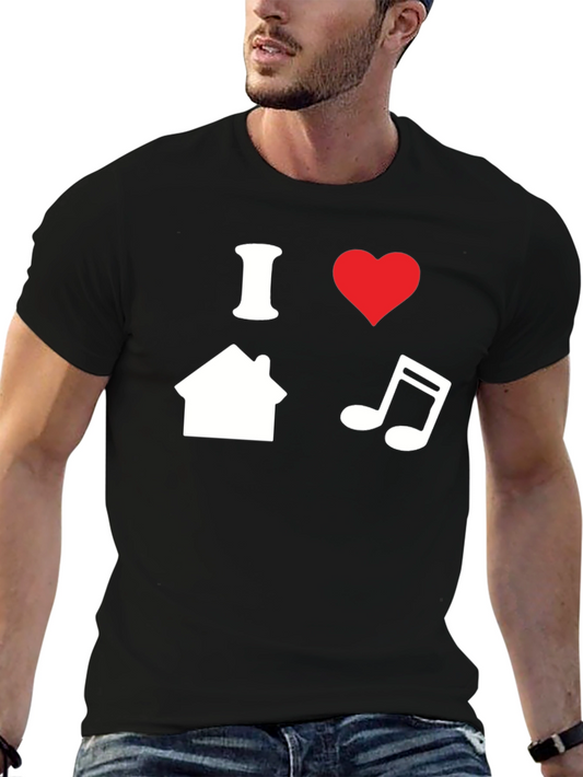 I Heart House Music Graphic T-Shirt