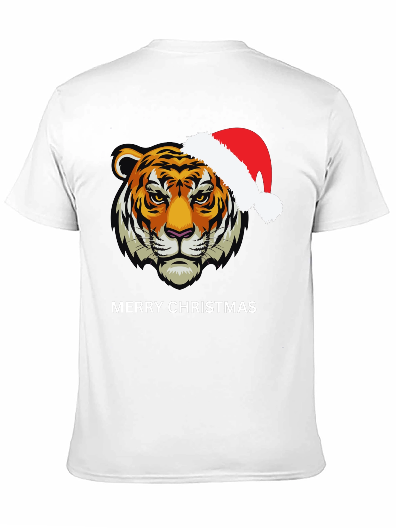 Tiger Merry Christmas Graphic Tee