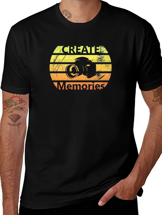 Create Memories Retro Camera Graphic Tee
