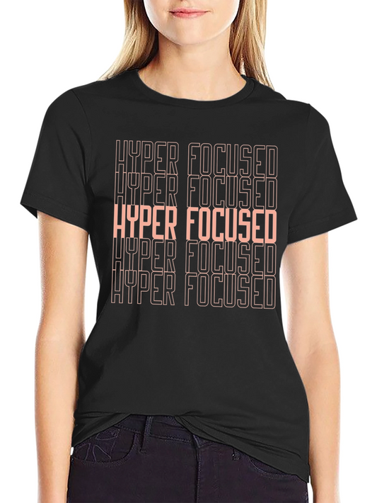 Hyper Focused Graphic Tee - Black