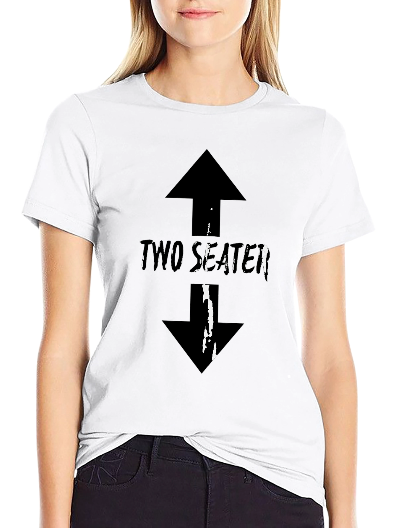 Two Seater Graphic Tee - Funny Adult Humor