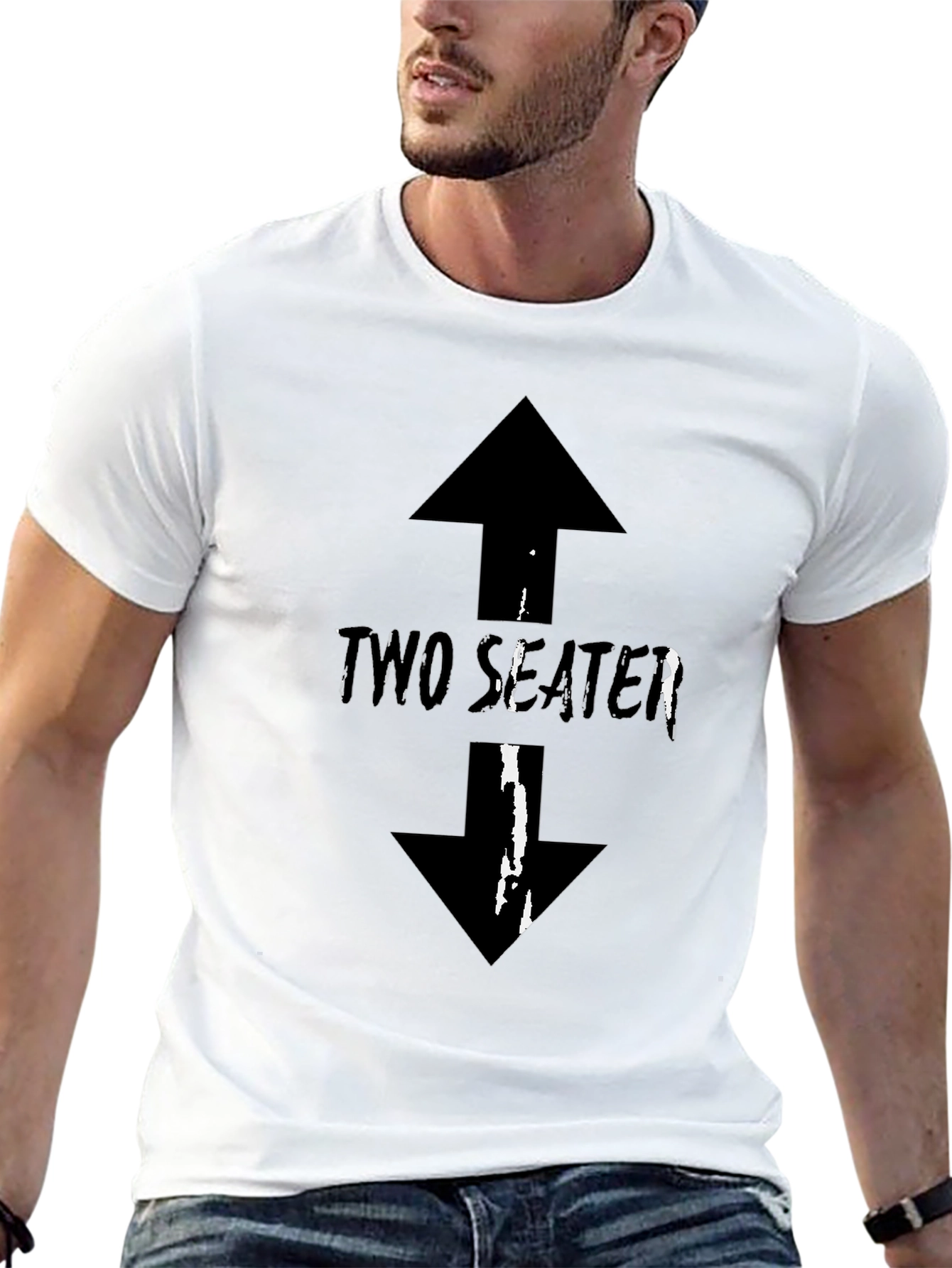 Two Seater Graphic Tee - Funny Adult Humor