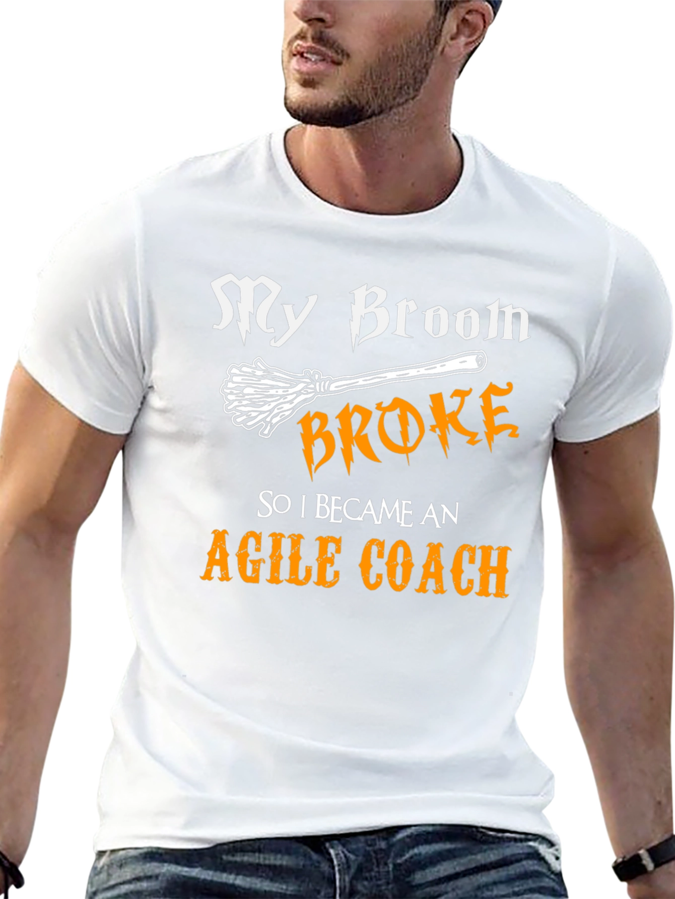 Agile Coach T-Shirt - My Broom Broke!