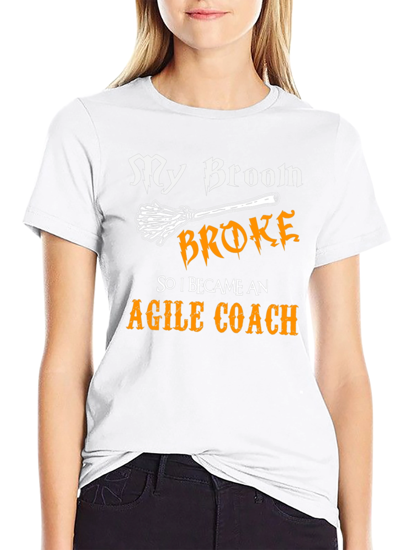 Agile Coach T-Shirt - My Broom Broke!