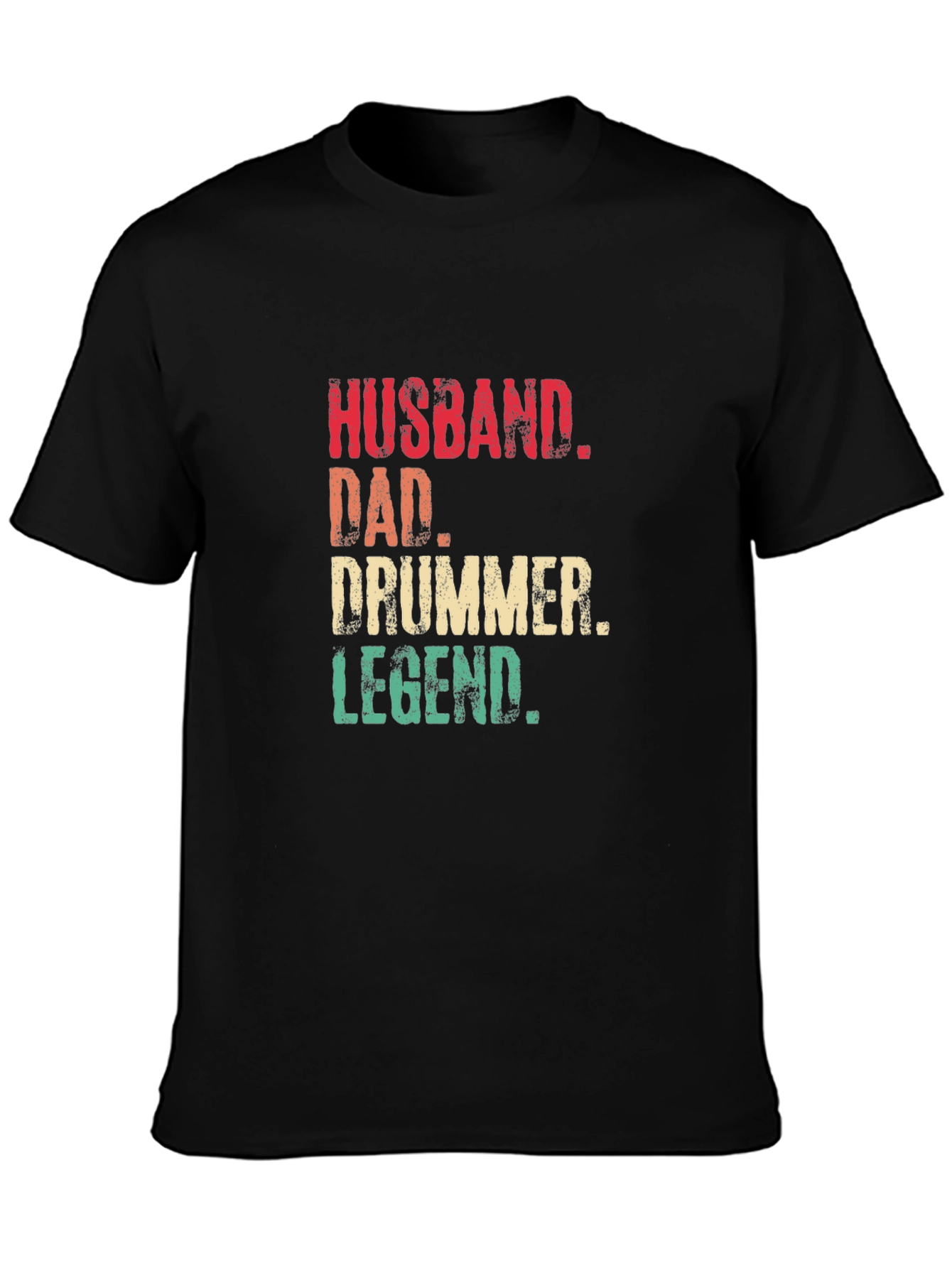 Husband Dad Drummer Legend T-Shirt