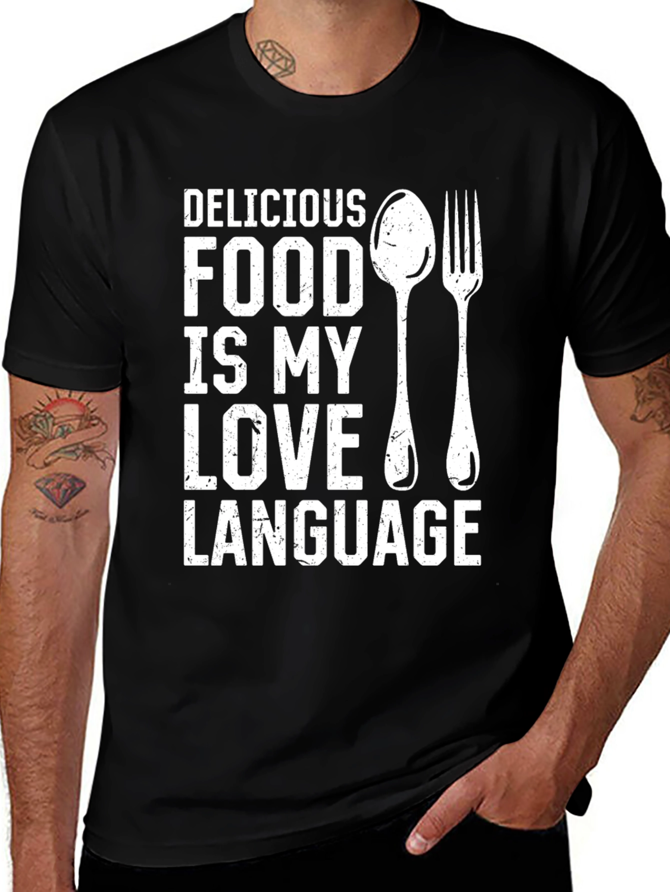 Delicious Food is My Love Language T-Shirt
