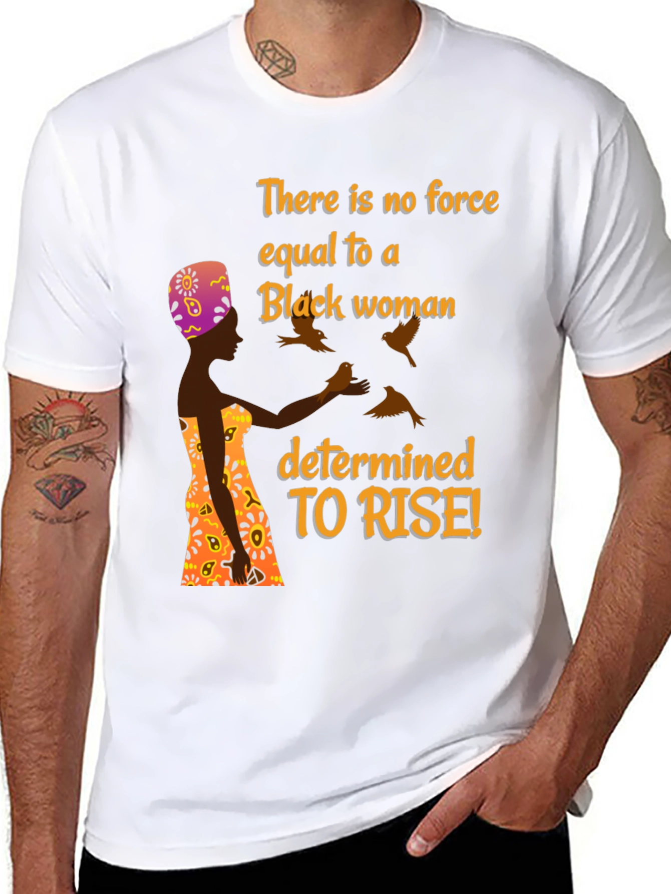 Empowered Black Woman Graphic T-Shirt
