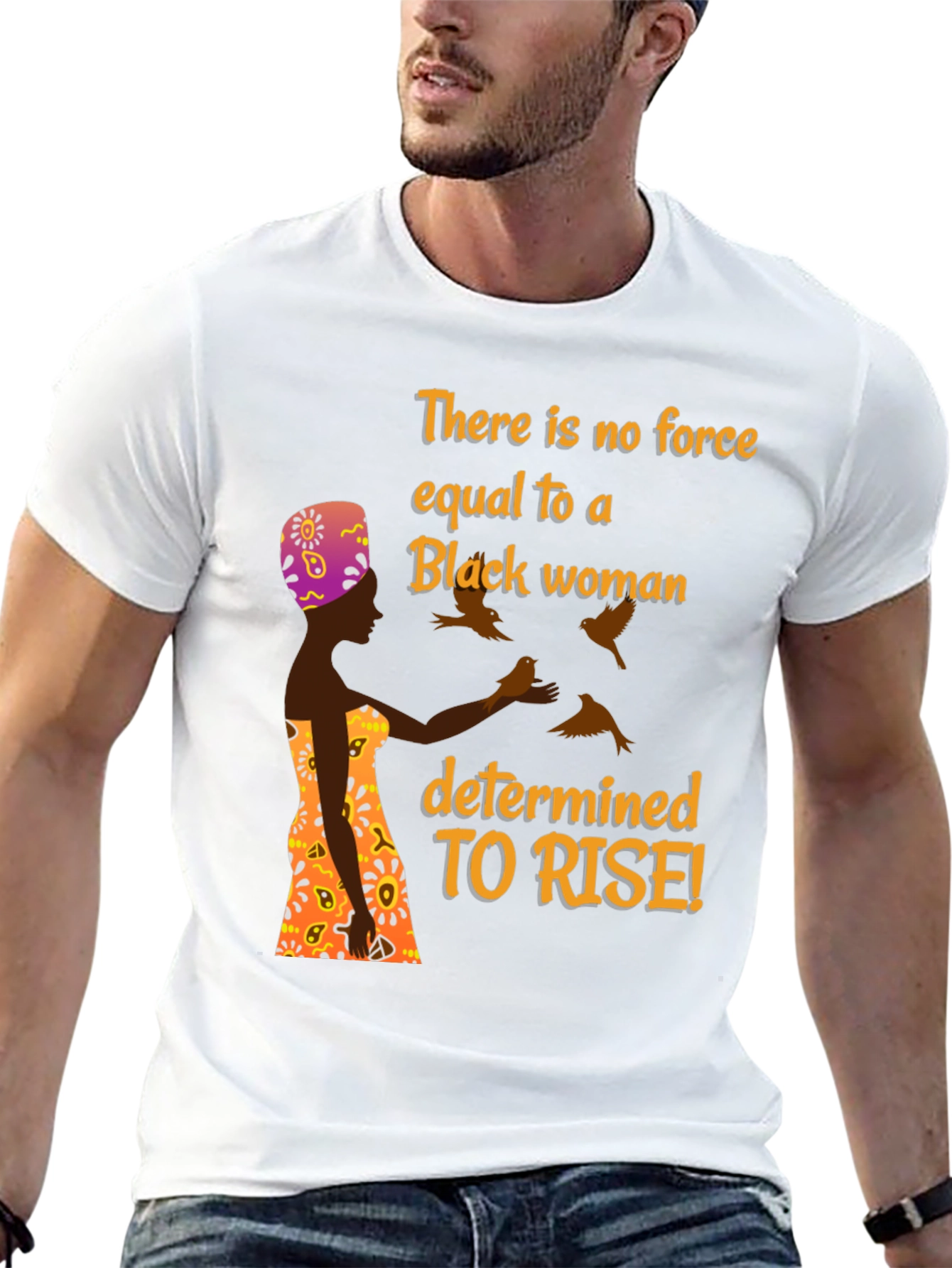Empowered Black Woman Graphic T-Shirt