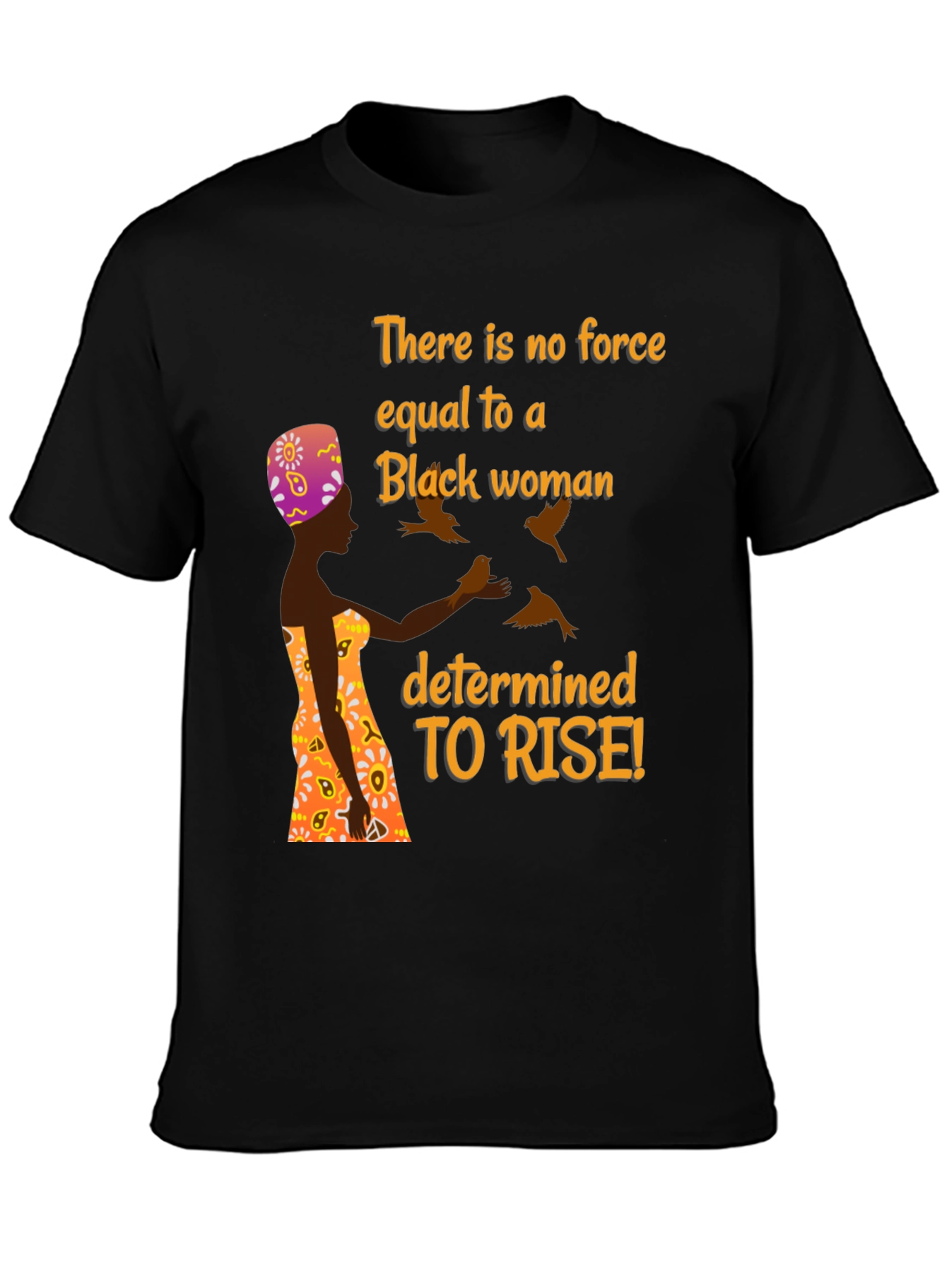 Empowered Black Woman Graphic T-Shirt