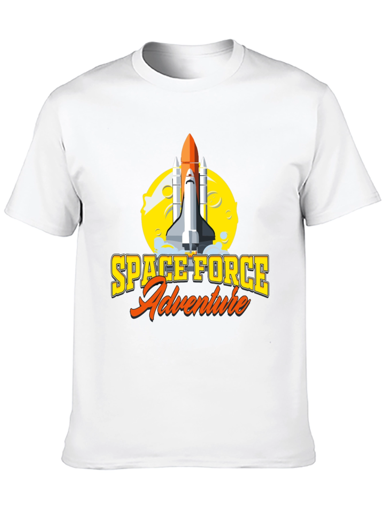 Space Force Adventure T-Shirt - Black Graphic Tee