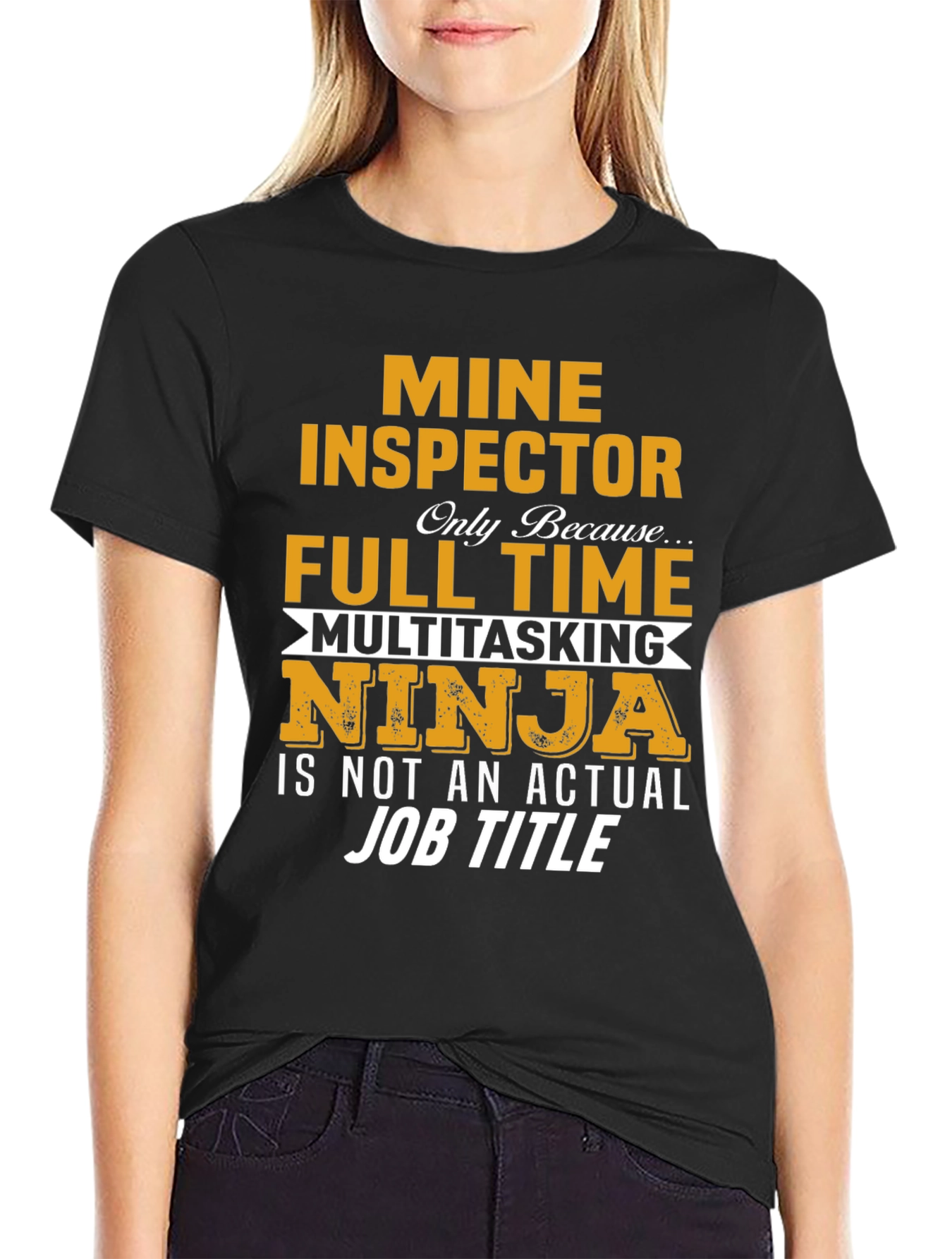 Mine Inspector Multitasking Ninja T-Shirt