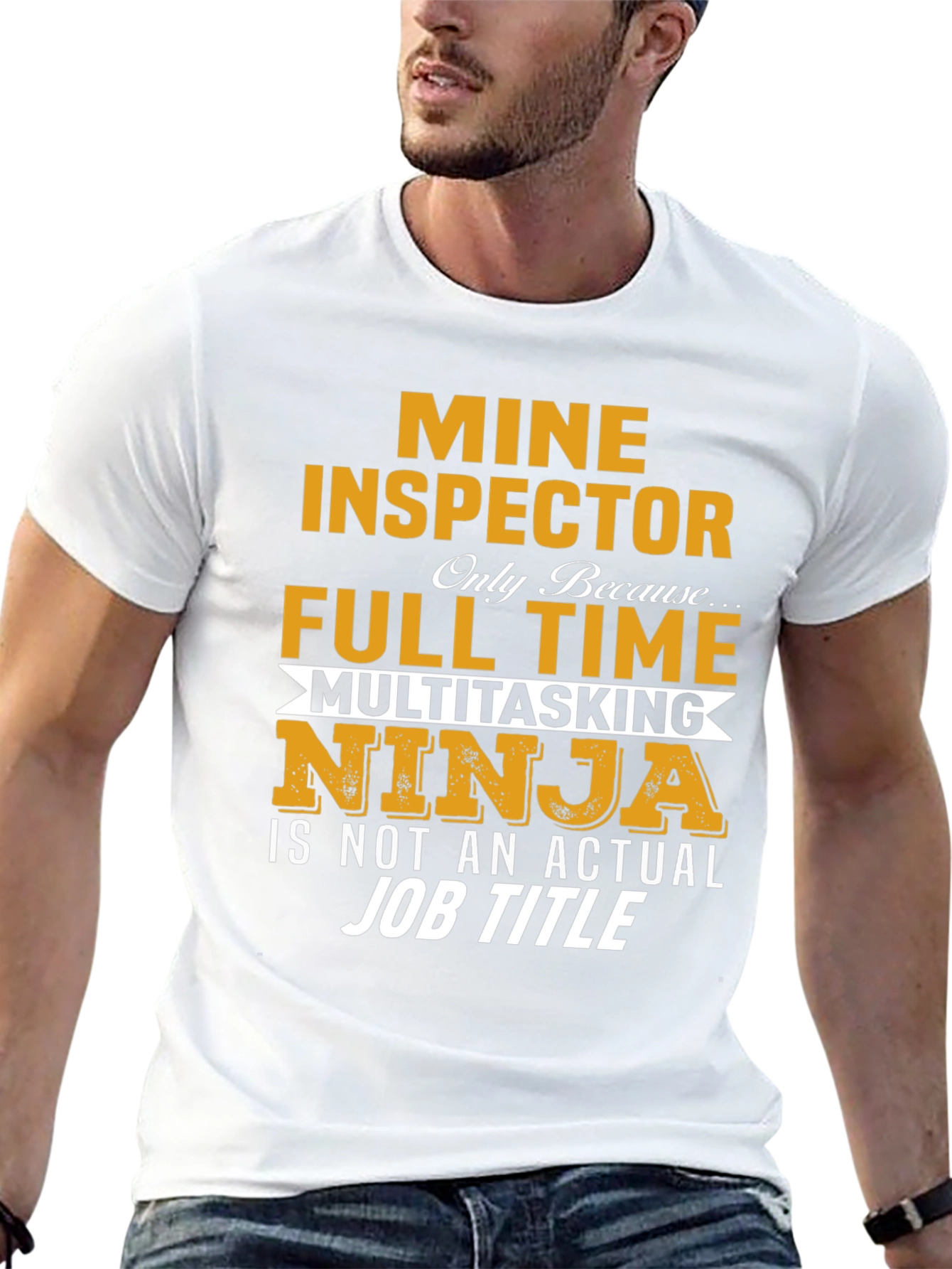Mine Inspector Multitasking Ninja T-Shirt