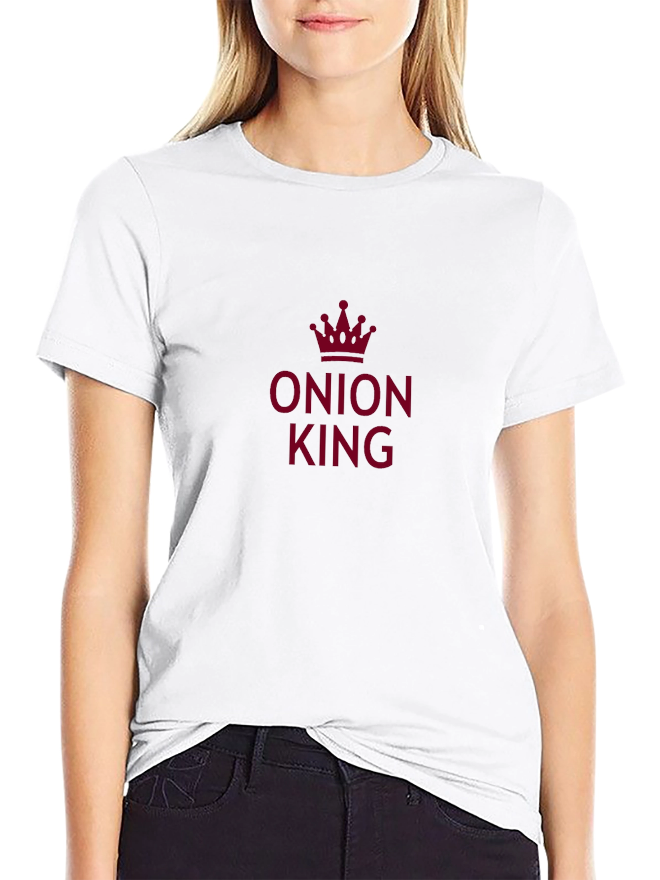 Onion King Graphic Tee - Novelty Humor Shirt