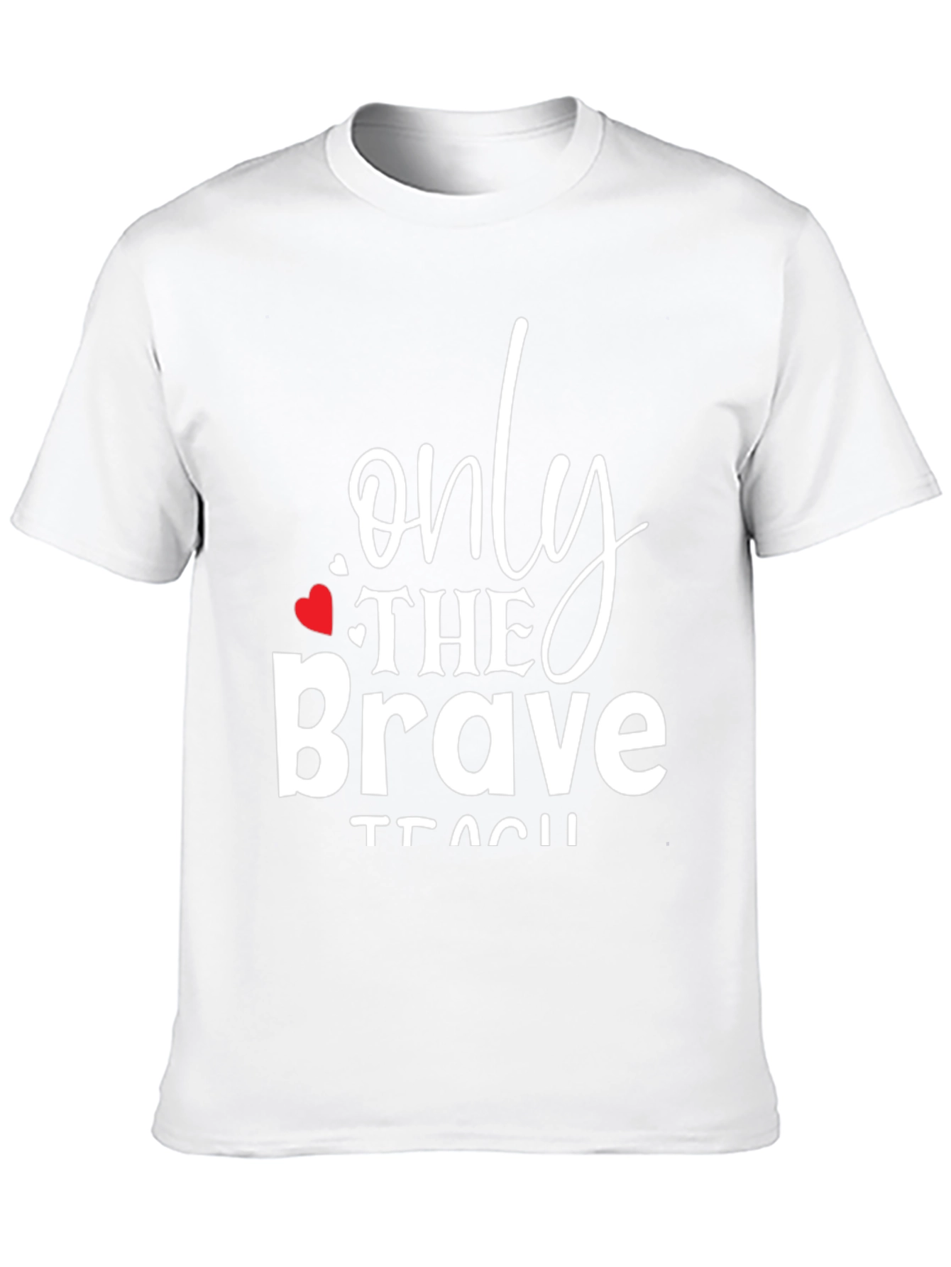 Only The Brave Teach Black Graphic Tee