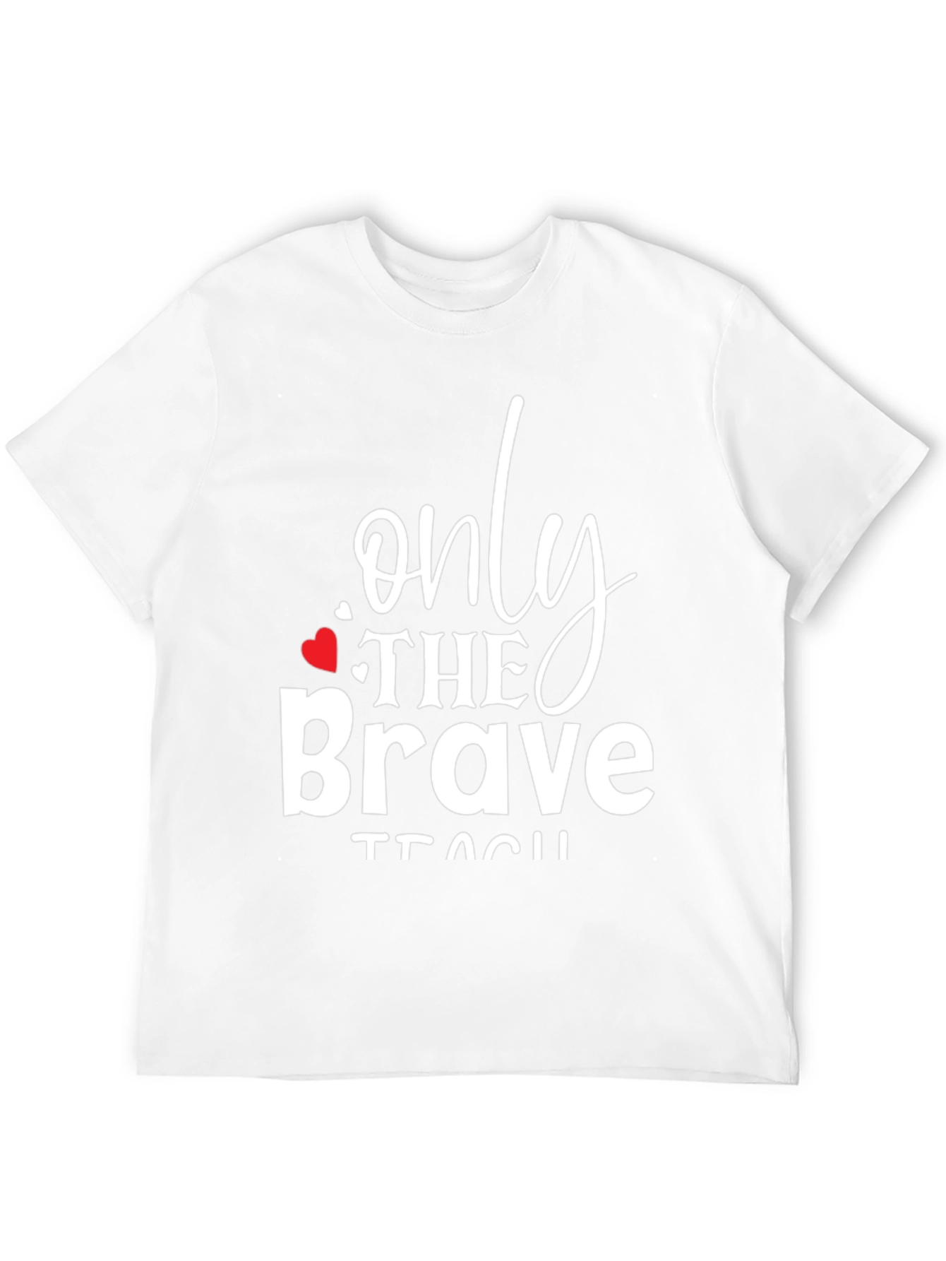 Only The Brave Teach Black Graphic Tee