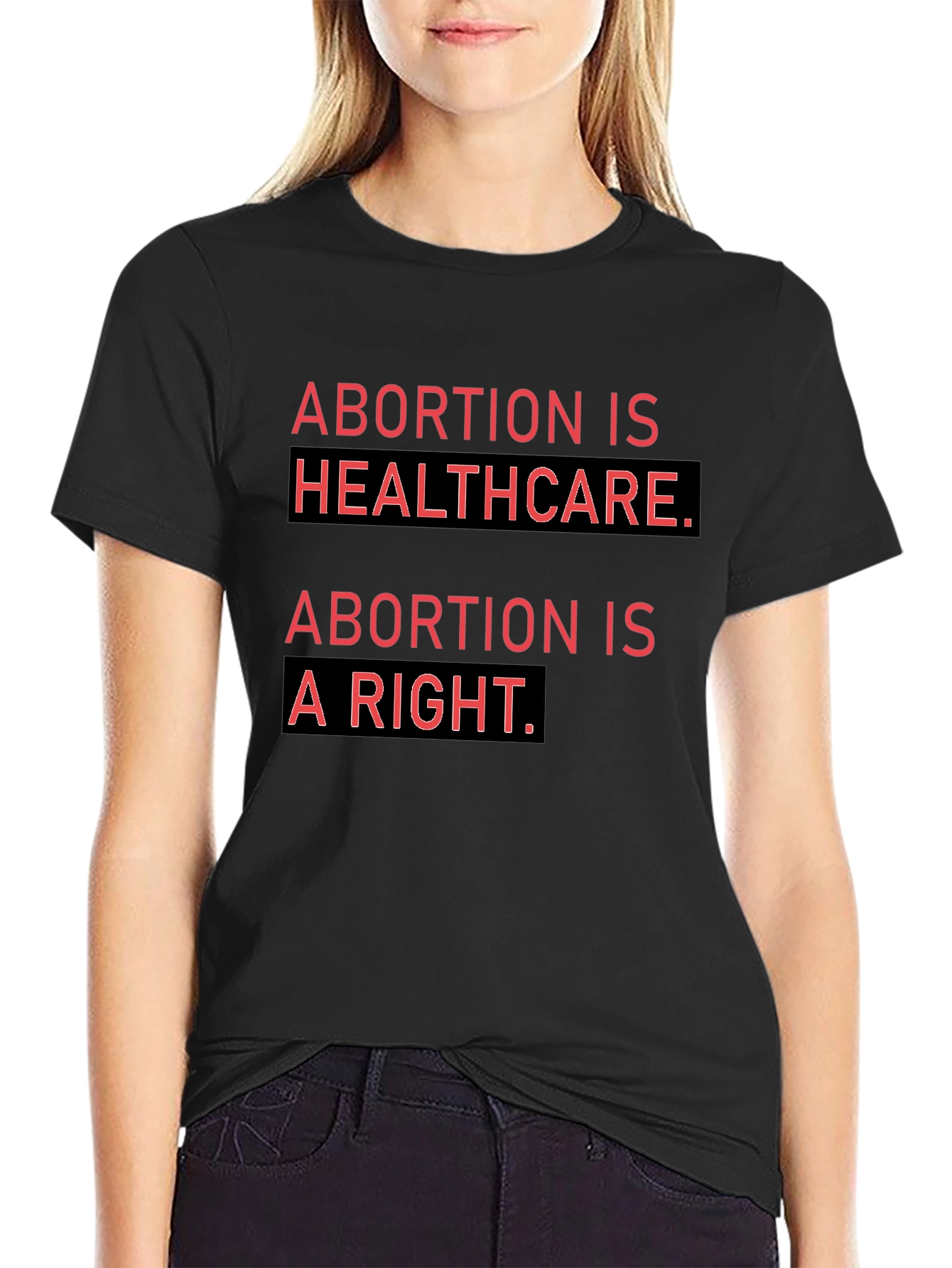 Abortion is Healthcare T-Shirt Pro Choice Activist Tee