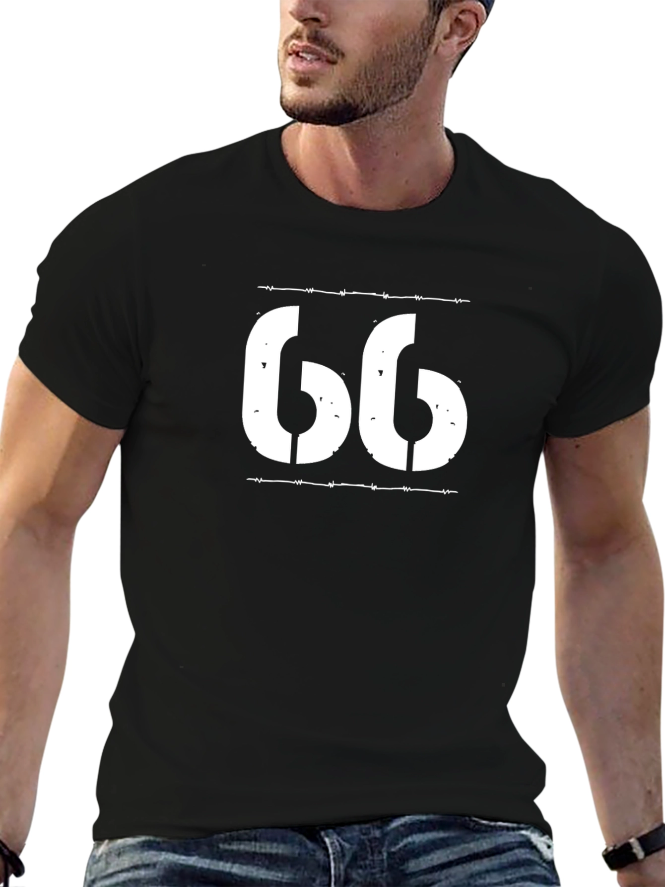 Black 66 Graphic Tee