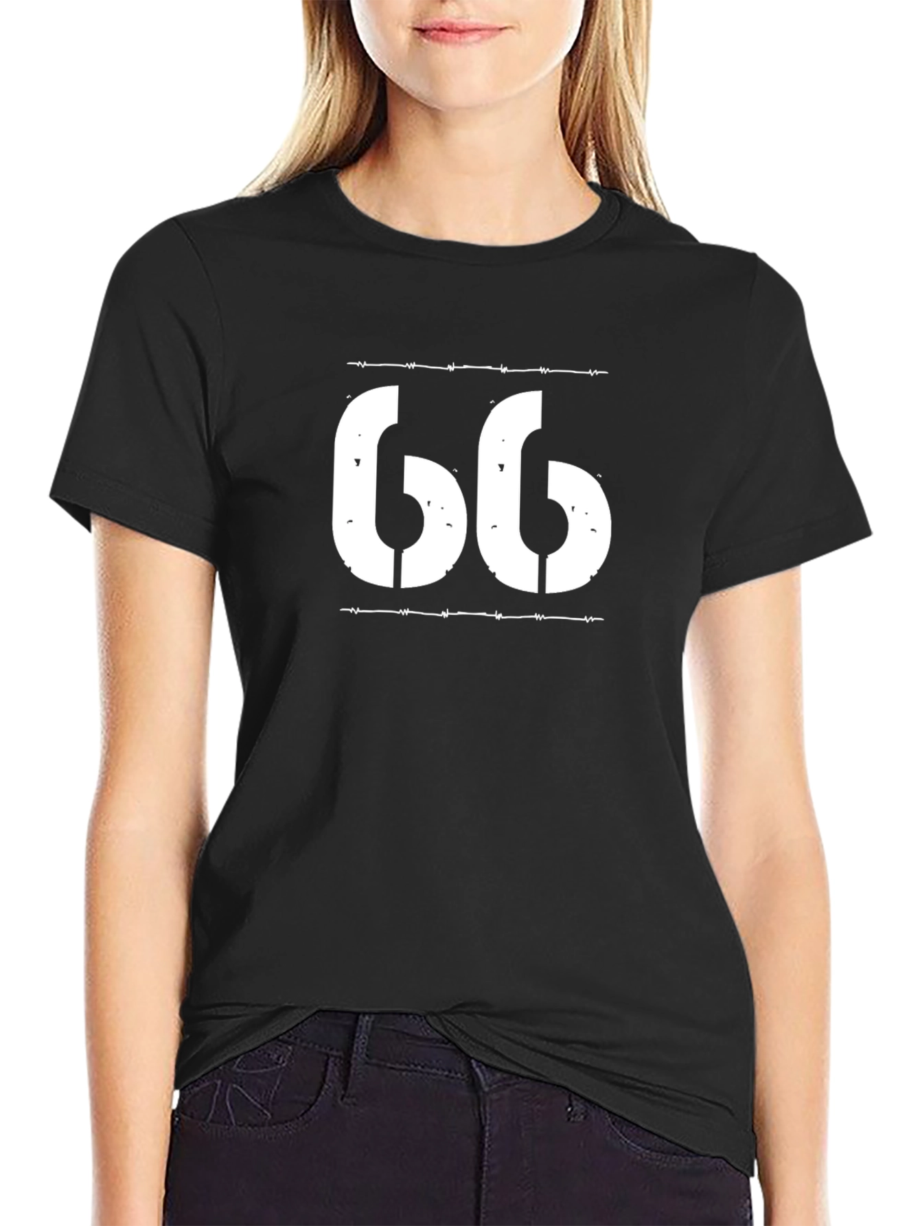 Black 66 Graphic Tee