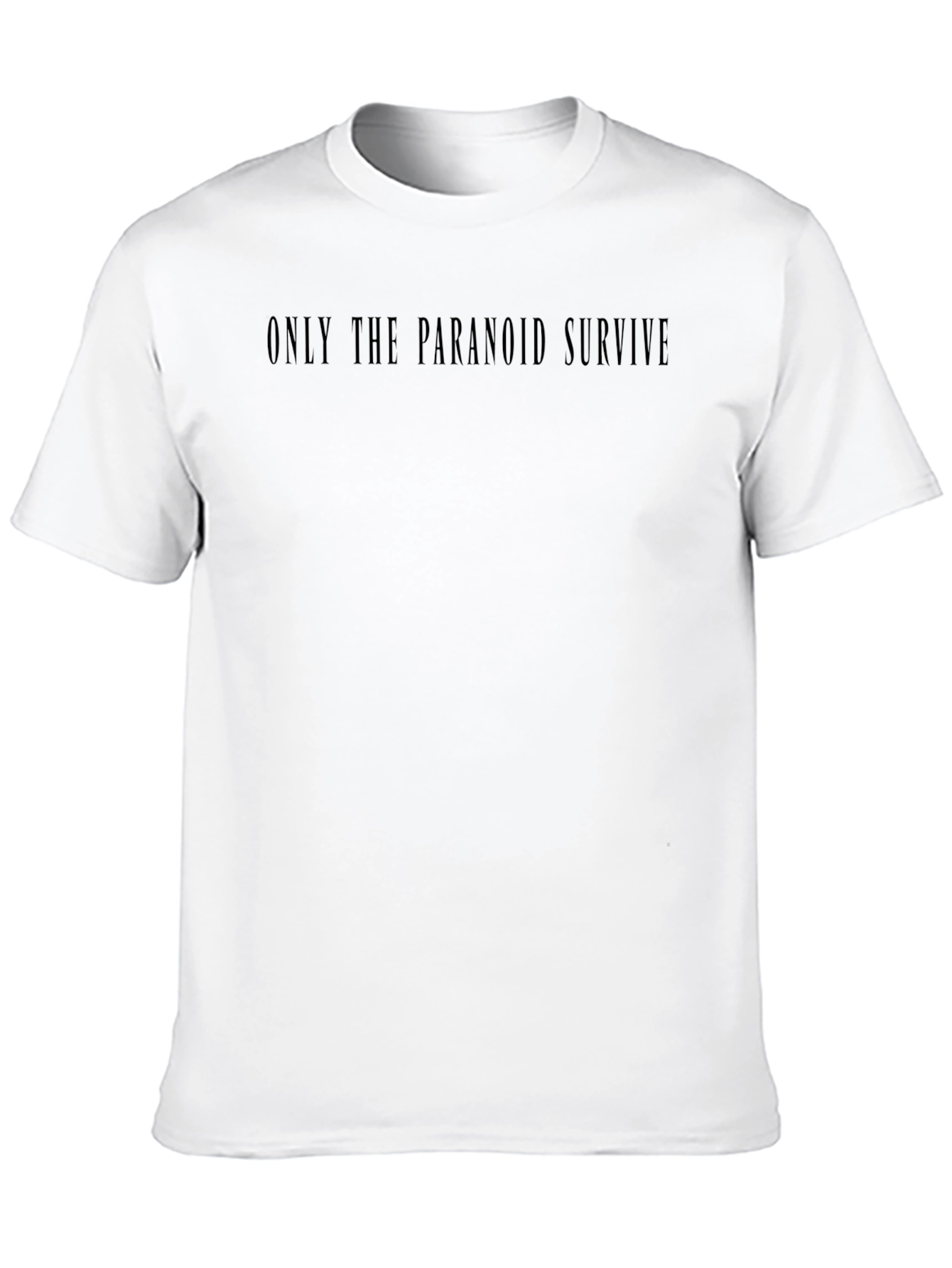 Paranoid Survive Black Graphic Tee