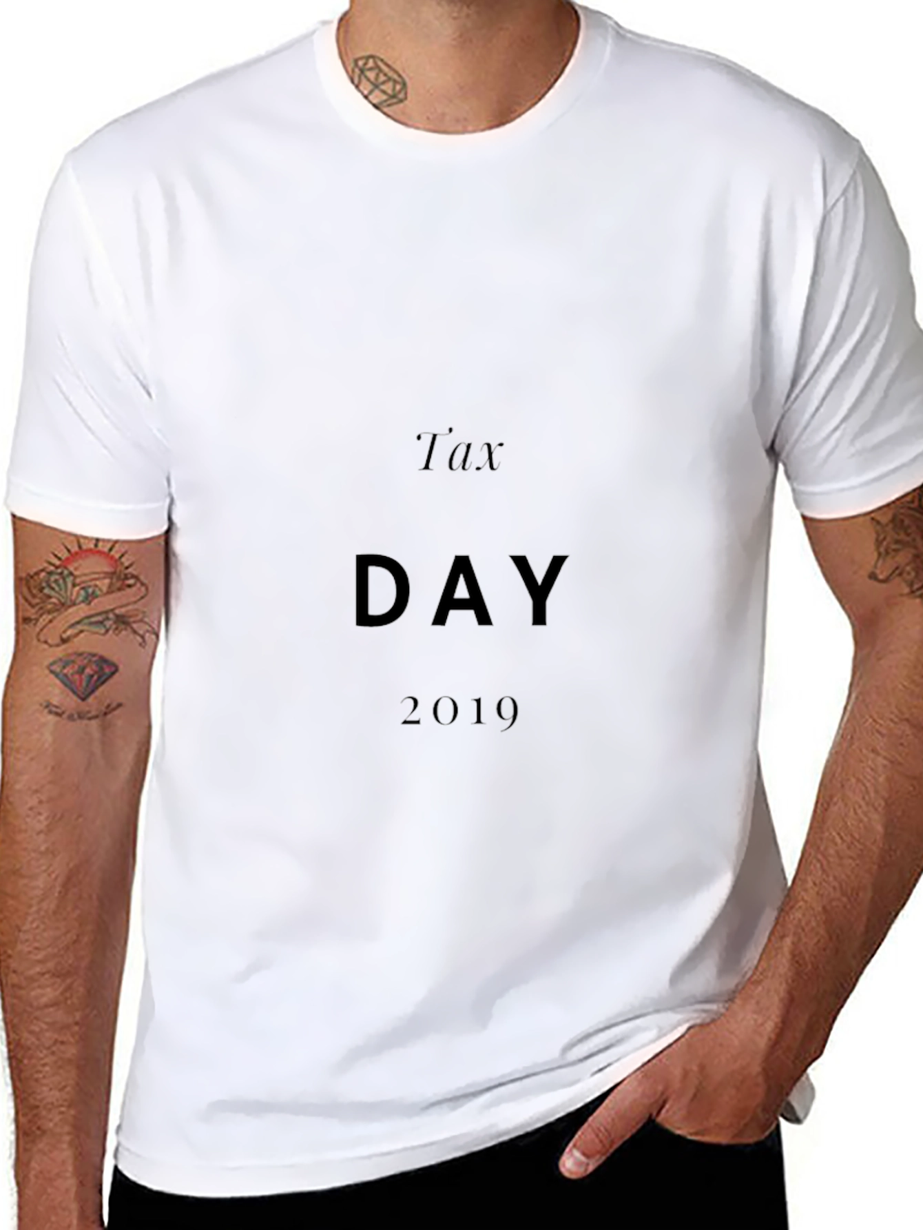 Tax Day 2019 Black T-Shirt