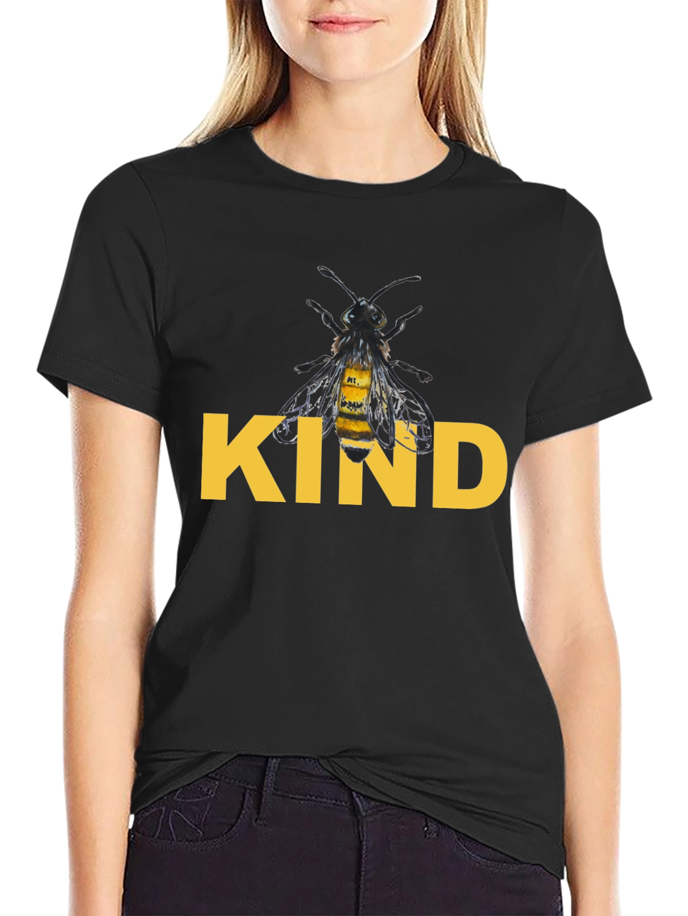Be Kind Bee T-Shirt - Black