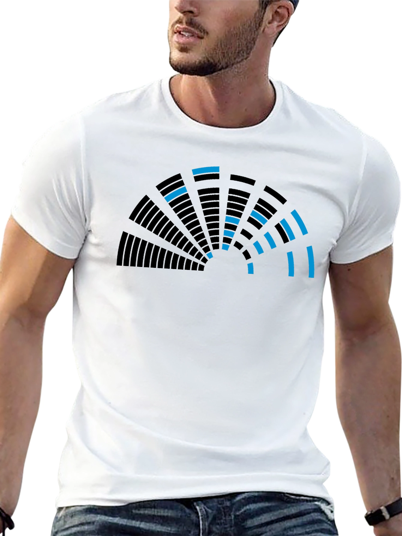 Equalizer Graphic Tee - Stylish Music Lover Shirt