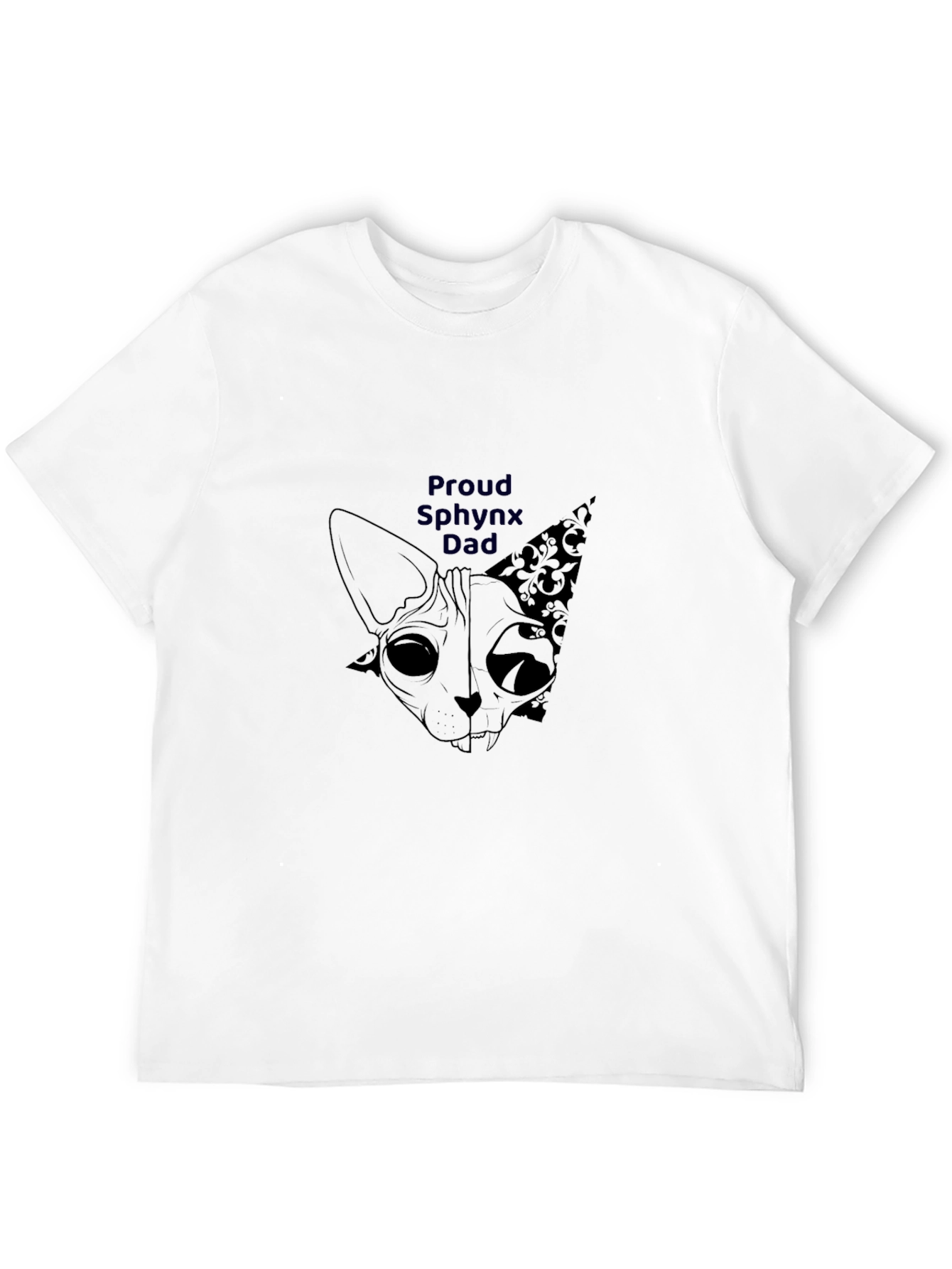 Proud Sphynx Dad Graphic T-Shirt