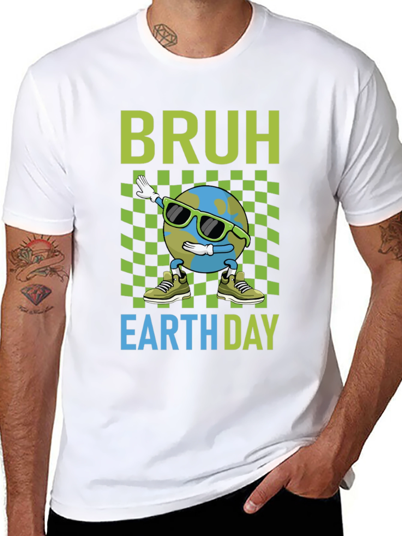 Bruh Earth Day Graphic T-Shirt