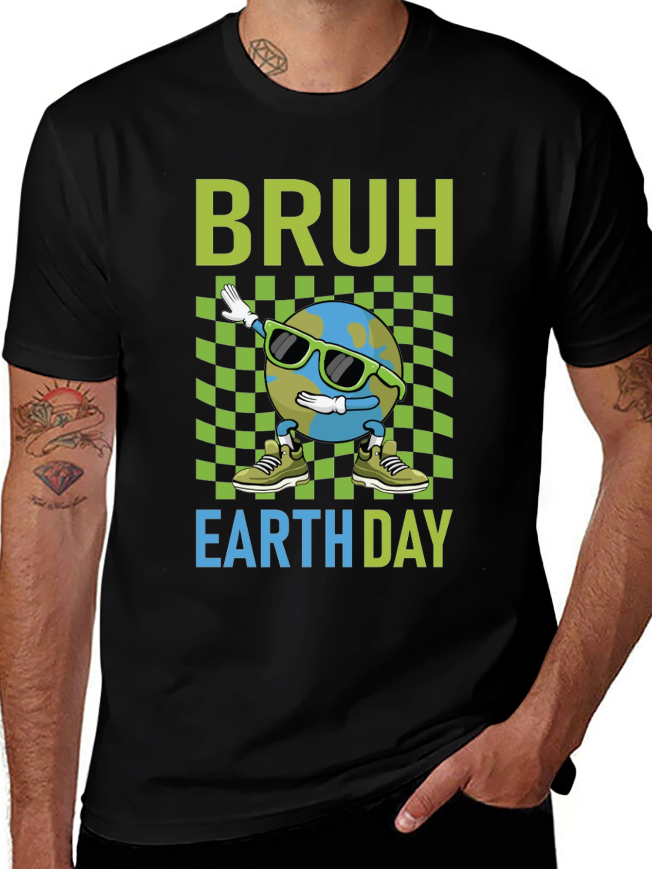 Bruh Earth Day Graphic T-Shirt