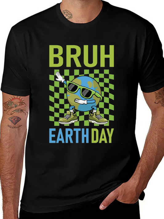 Bruh Earth Day Graphic T-Shirt