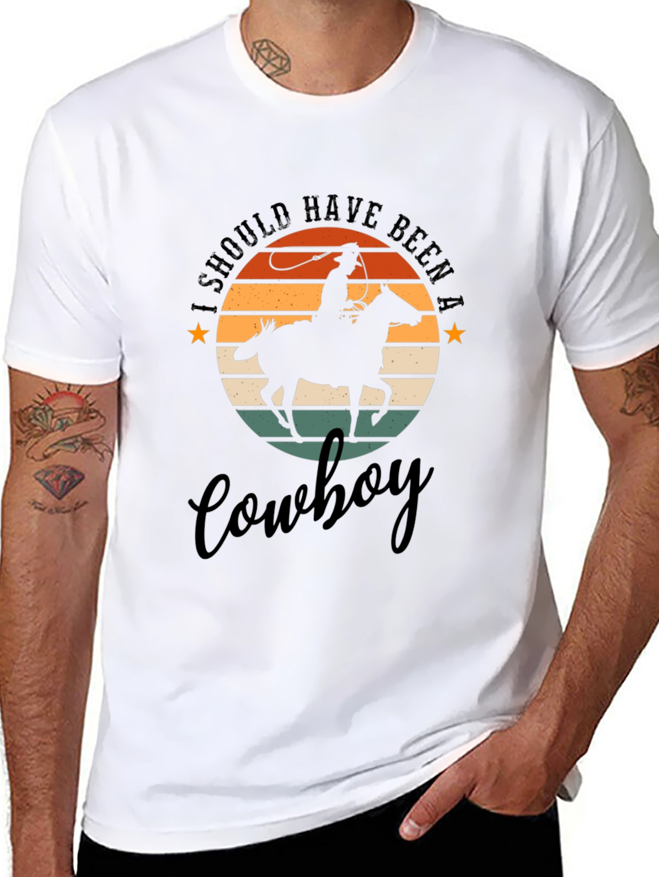 Cowboy T-Shirt: I Should Have Been A Cowboy