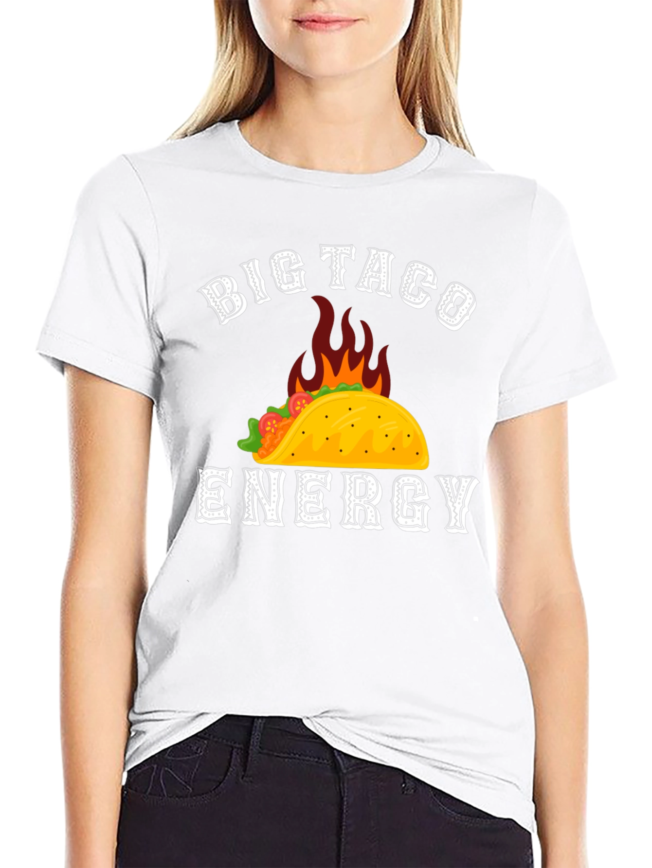 Big Taco Energy Graphic Tee - Black