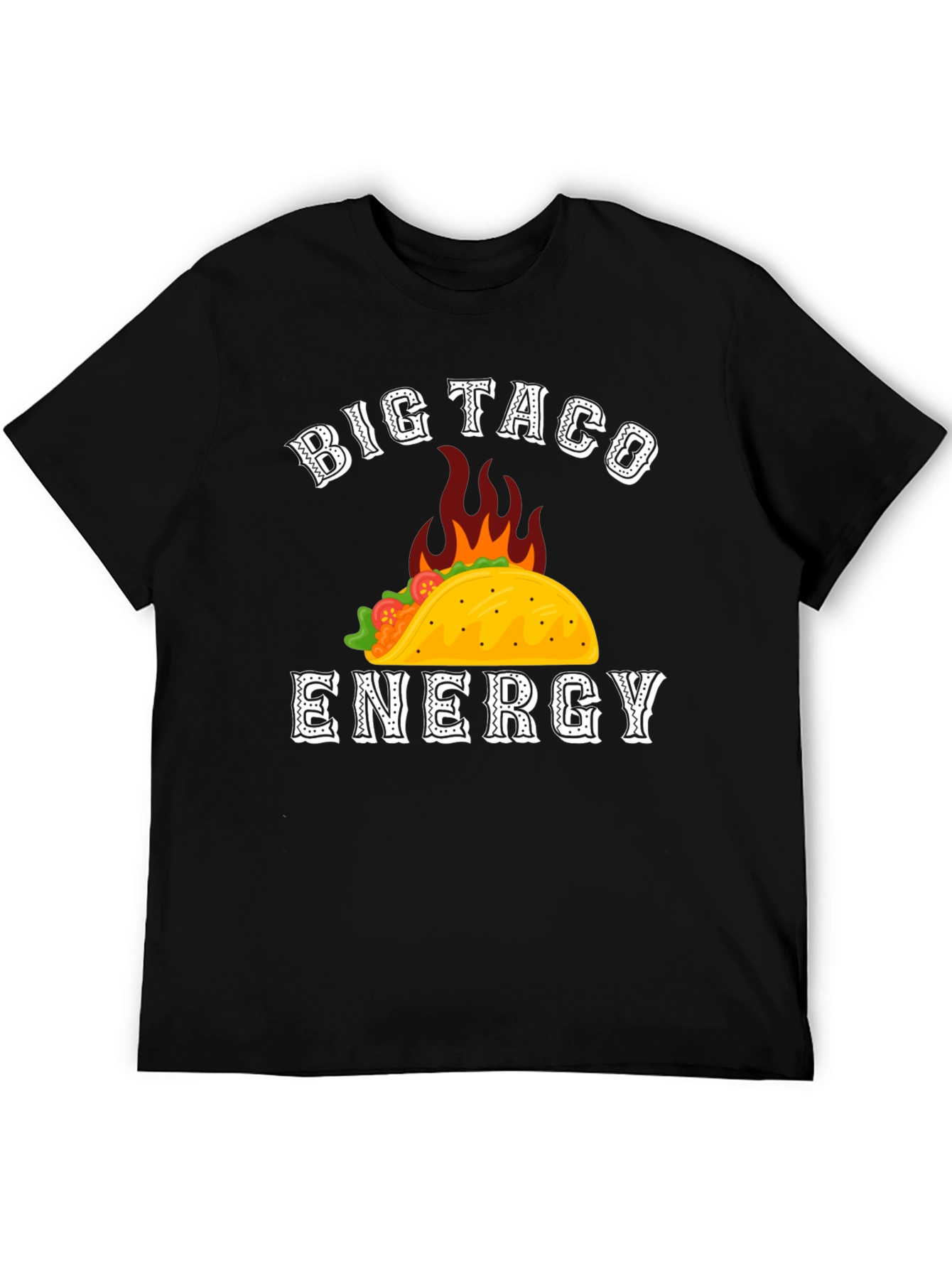 Big Taco Energy Graphic Tee - Black