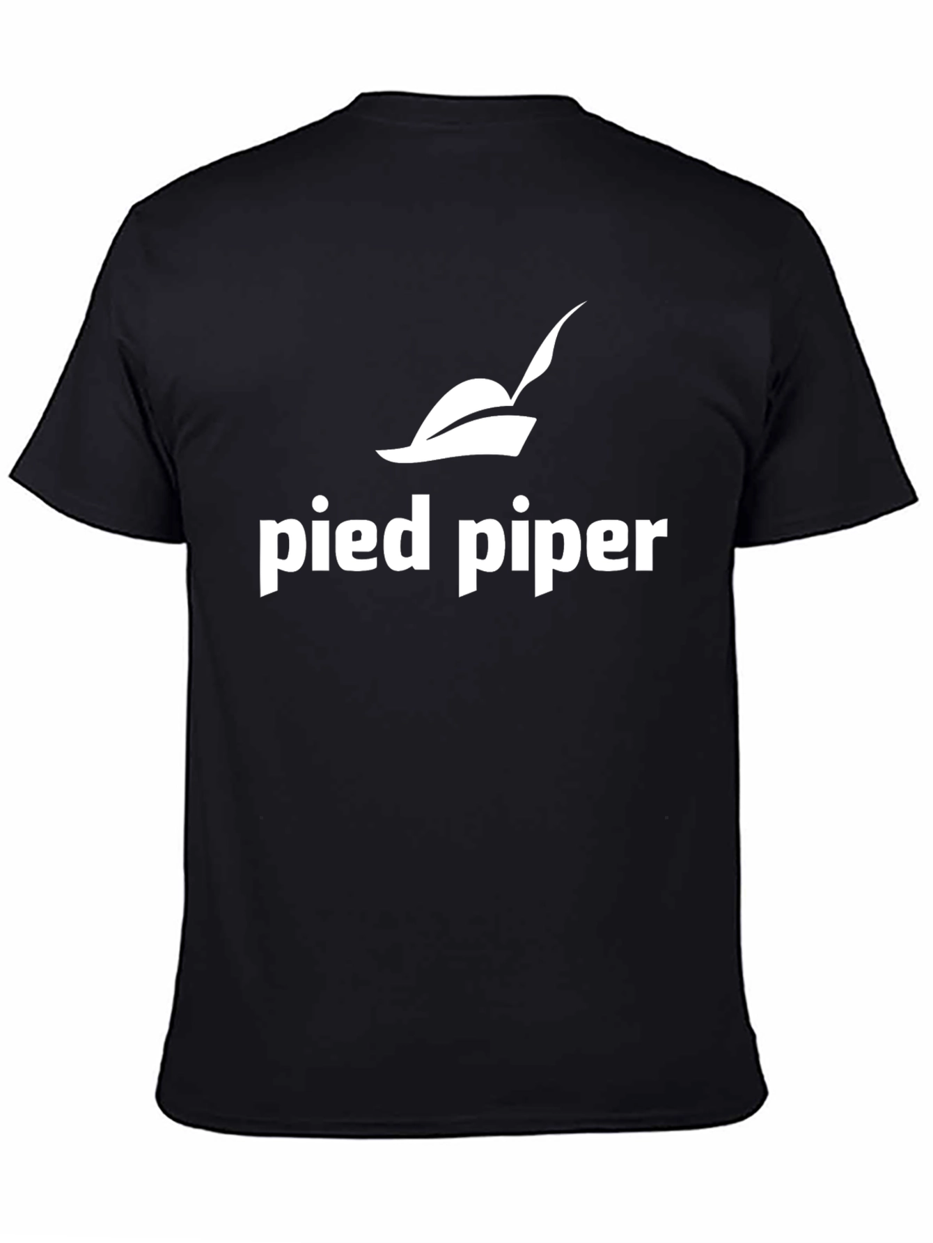 Pied Piper Black T-Shirt - Silicon Valley Inspired