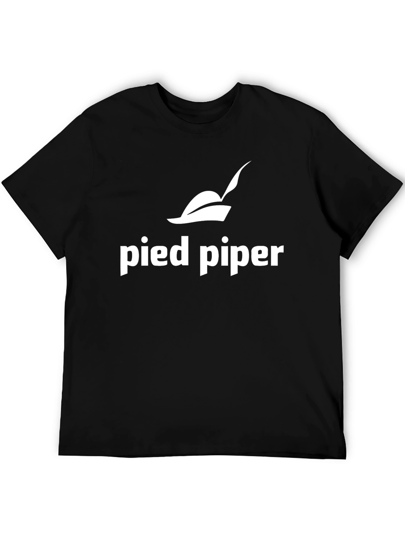 Pied Piper Black T-Shirt - Silicon Valley Inspired