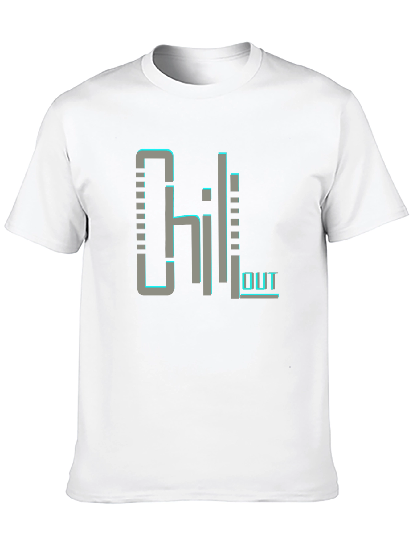 Chill Out Black Graphic Tee Shirt