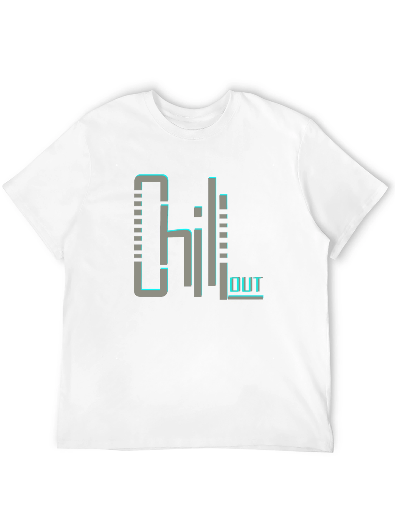 Chill Out Black Graphic Tee Shirt