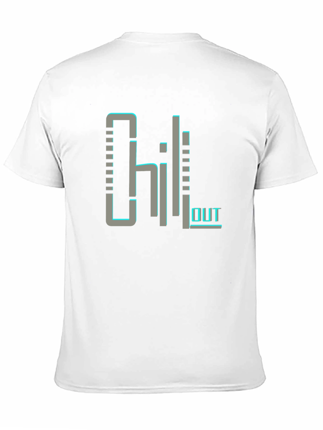 Chill Out Black Graphic Tee Shirt