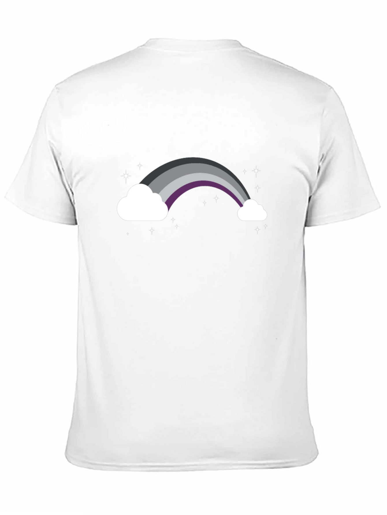 Asexual Pride Rainbow Cloud T-Shirt