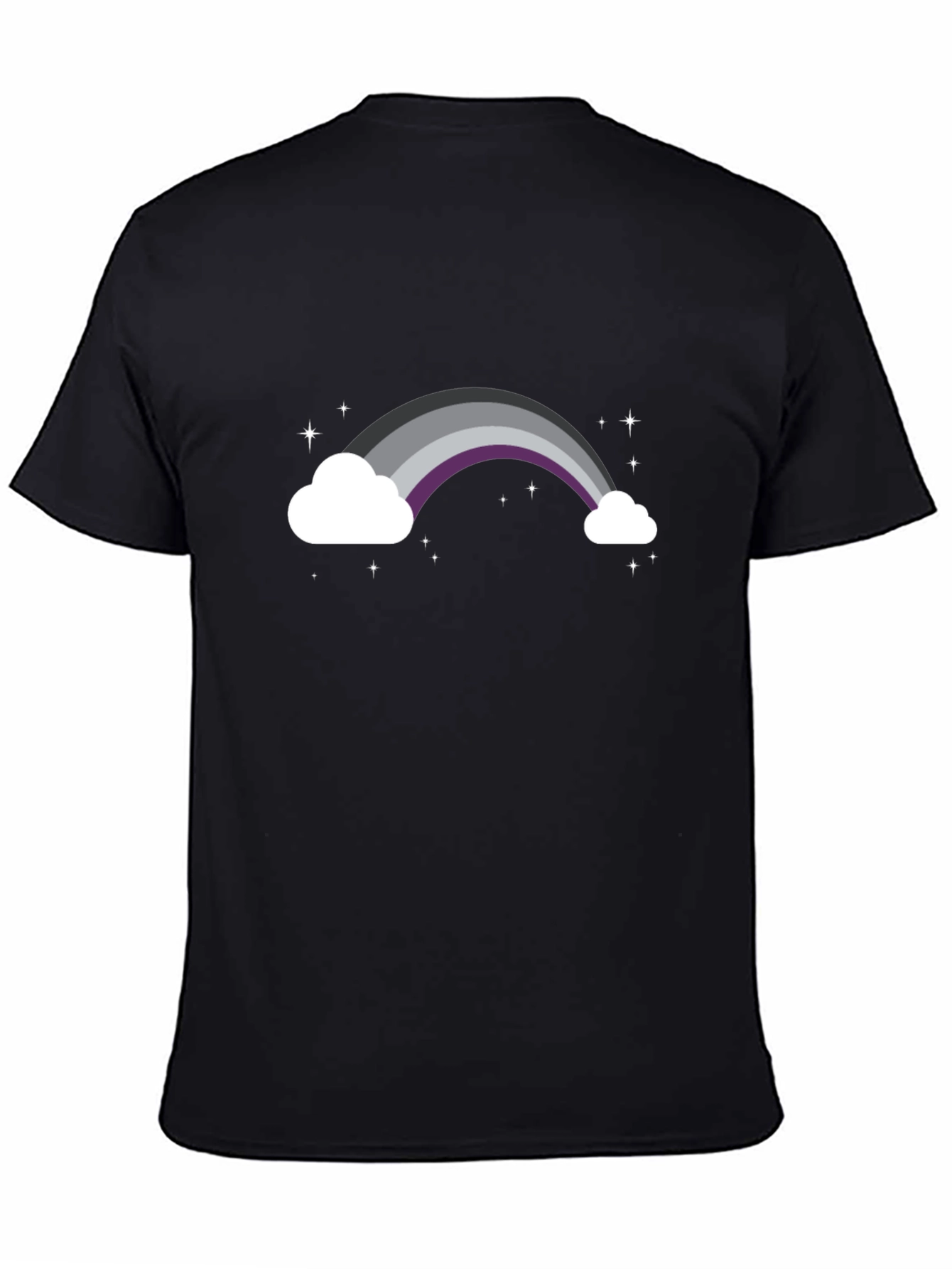 Asexual Pride Rainbow Cloud T-Shirt