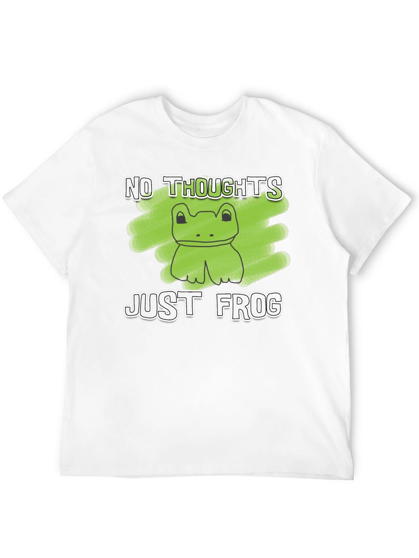 No Thoughts Just Frog Graphic Tee