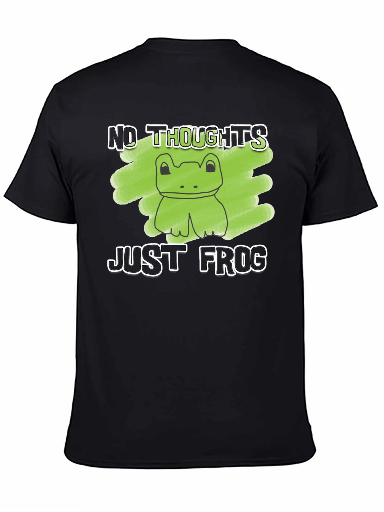 No Thoughts Just Frog Graphic Tee