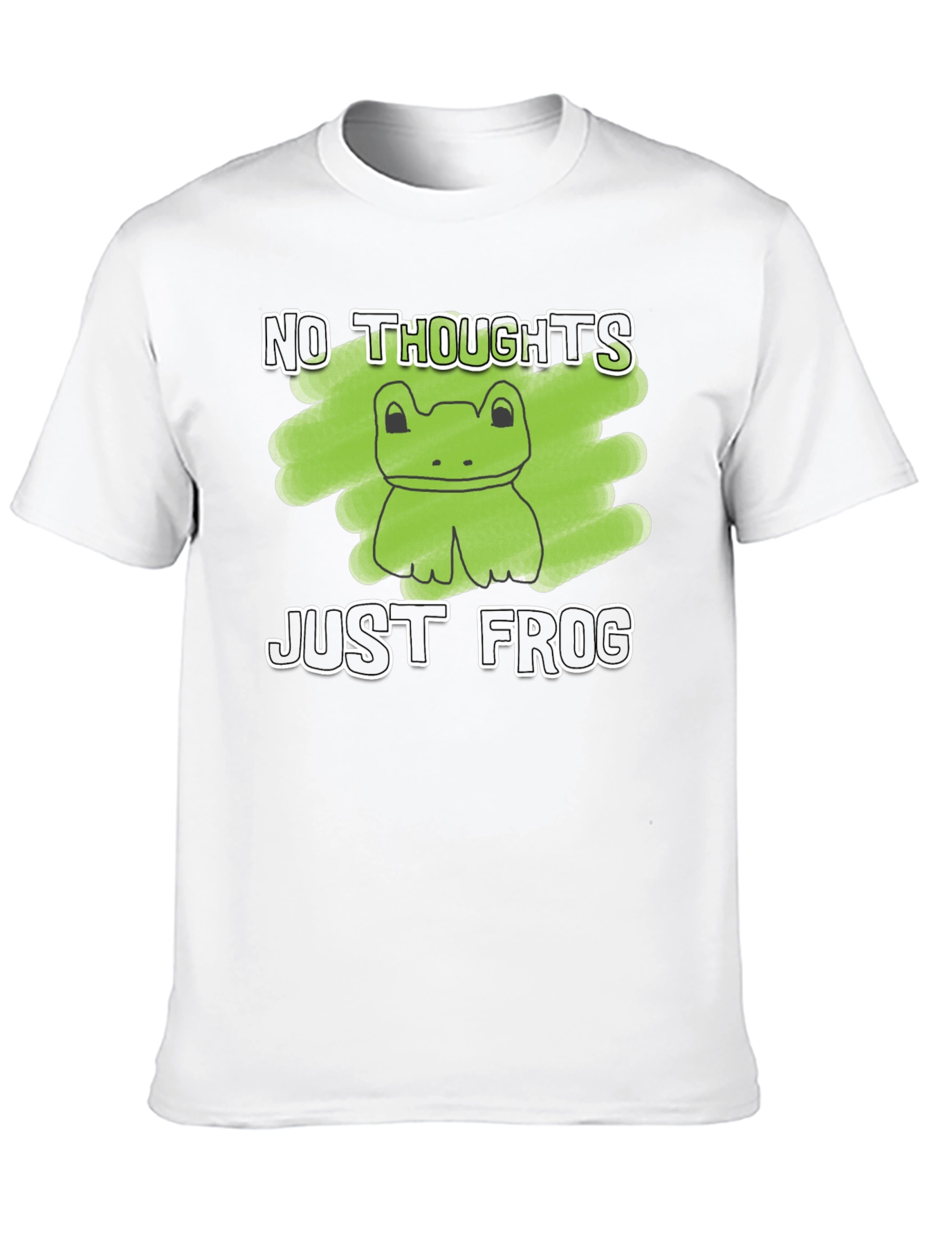 No Thoughts Just Frog Graphic Tee